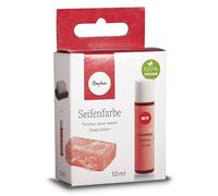 Rayher Liquid Soap Colouring, Colourant for Soap Making and Cosmetics, Red Soap Colour, 10ml, red, vegan, 34246280
