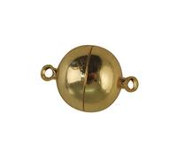 Rayher Magnetic Clasp Extra Strong 14 mm Diameter gold-plated