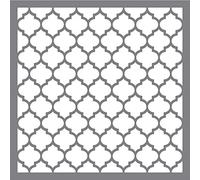 Rayher Mask Stencil for Crafts and Painting, Reusable Silk Screen Template with Honeycomb Design, 30.5x30.5cm, 38968000