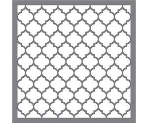 Rayher Mask Stencil for Crafts and Painting, Reusable Silk Screen Template with Honeycomb Design, 30.5x30.5cm, 38968000