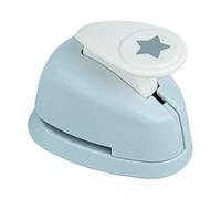 Rayher Mini Paper Craft Punch with Star Design, Small Lever Punch for Card Making and Scrapbooking, 9mm, 3/8", 69155000
