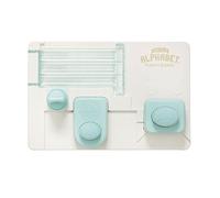 Rayher Mini Punch Board for Letters and Numbers, We R Memory Keepers Mini Alphabet Punch Board for Papercraft, Cards and Scrapbooking, 60709000