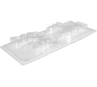 RAYHER Mold: Fir trees - 4 trees 8-16cm, depth 3cm