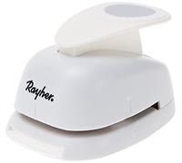 RAYHER Motive Puncher Oval with Deco Border, Orange, 3.81 cm