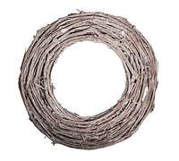 Rayher Natural Vine Wreath for Crafting Rustic and Seasonal Decorations, Wreath Base for Wreath Making and Floral Crafts, Whitewash, Diameter 30cm, 65271505