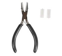 Rayher Nylon Jaw Pliers for Jewellery Making, Flat Nose Pliers with Plastic Jaw Inserts for Wire Crafting, 14cm, 69150000