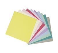Rayher Origami folding sheets, FSC Mix Credit, pastel, 20x20cm, 80g/m2, bag 100 pieces, 67371685