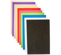 Rayher Pack of 10 Multicolor Craft Foam Sheets, 3mm Thick, 15x22.5cm, Ideal for Card Making, Crafting with Kids, Home Decor, Die-Cutting