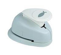 Rayher Paper Craft Punch Fish Design, Lever Punch for Card Making and Scrapbooking, 1.6cm, 5/8", 69100000