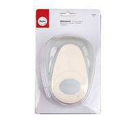 Rayher Paper Craft Punch, Scalloped Oval Lever Punch for Card Making, Scrapbooking and Papercraft, 7.5cm, (3''), 8974500
