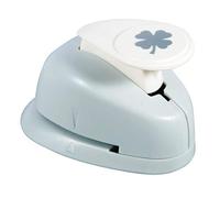 Rayher Paper Craft Punch with Four Leaf Clover Design, Lever Punch for Card Making and Scrapbooking, 1.6cm, 5/8", 69224000