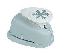 Rayher Paper Craft Punch with Snowflake Design, Lever Punch for Card Making and Scrapbooking, 2.54cm/1", 69011000