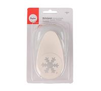 Rayher Paper Craft Punch with Snowflake Design, Lever Punch for Card Making and Scrapbooking, 5.08cm, 2", 69007000