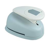 Rayher Paper Craft Punch with Tag Design, Lever Punch for Card Making and Scrapbooking, 5.7x3.8cm, 2.5", 69095000