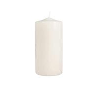 Rayher Pillar Candle for DIY Candle Decoration Ideas, Plain Cream-Coloured Candle for Wedding, Birthday and Festive Table Decorations, 100% Paraffin, Diameter 8cm, Height 25cm