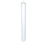 Rayher Plain White Taper Candle for First Communion, Baptism and Wedding, Wax Candle for DIY Candle Decoration Ideas, 100% Paraffin, Height 40cm, Diameter 4cm, 31435000