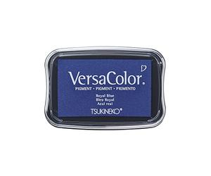 Rayher Plastic Hobby Versa Color Ink Stamp Pad, 9.4 x 6.6 x 2 cm, Plastic, royal blue, 9.4 x 6.6 x 2 cm