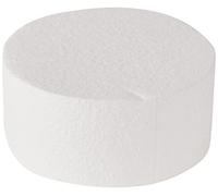 Rayher Polystyrene Disc, Diameter:15 cm, Height:7 cm, Ideal as a Cake Pop Stand, Kitchen Dummy