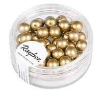 Rayher Renaissance Glass Wax Beads 14447616, Matt, 6 mm ø