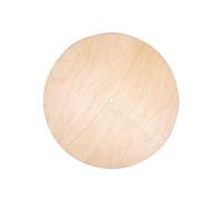 Rayher Round DIY Clock Face to Decorate, Wood Board for DIY Clock with a Diameter of 30cm, natural wood, 69240505