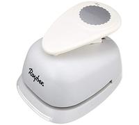 Rayher 8964300 Paper Craft Punch, Scalloped Circle Lever Punch for Card Making and Scrapbooking
