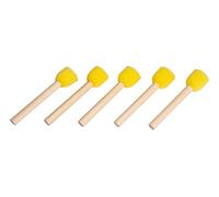 Rayher Set of 5 Round Foam Brushes, Foam Stencil Brush Set, Foam Sponge Paint Brush for Stencils, Painting and Card Making, Sponge Paint Dabbers, Diameter 2cm, 37082000