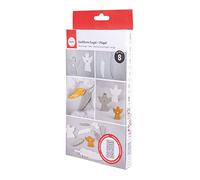 Rayher Silicone Casting Mould with Angel, Wing, and Feather Designs, Casting Tray with 8 Different Shapes for Concrete, Plaster of Paris, and Resin, 26x14.5x1cm, grey, 36115000