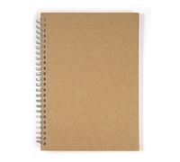 Rayher Spiral Bound Scrapbook with Plain White Paper Pages, Hardcover Memory Book, A5 Album with 60 Pages, 8160100