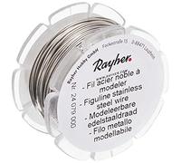 RAYHER Stainless Steel Modeling Wire, 0.5 mm ø, 10 m
