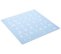 RAYHER Stencil Classical Scripture 2 Tab Bag, Plastic, Multi-Colour, 30 x 30 cm
