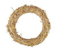 Rayher 8906631 Straw Wreath, Natural Material, 40 cm Diameter, Natural Wreath, Blank Wreath, Underring for Cutlery, Wrapping and Sticking