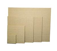 Rayher Stretched Canvas, Natural Linen Canvas for Painting with Oil Paint and Acrylic Paint, Primed Canvas, 100% Linen, brown, 40x50x1.7cm, 6173600