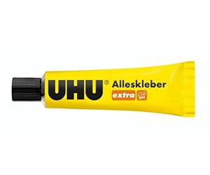 Rayher UHU All Purpose Adhesive extra, Multi-Purpose Glue for Crafts, Clear Craft Glue with Gel Formular, 31g Bottle, 3342200