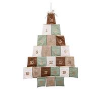 Rayher Wall Advent Calendar with Fillable Pockets, Fill Your Own Advent Calendar, Hanging Advent Countdown Calendar, 95x64cm, 46555000