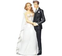 Rayher Wedding Cake Decorations Bride and Groom, Wedding Cake Toppers, Resin Figurine, 9x5.3x14,2cm, 46191000
