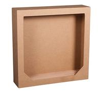 Rayher Wood Shadow Box Frame for Crafting, 21.7x21.7x5.5cm, 67266000