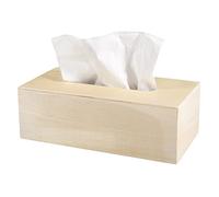 RAYHER Wooden Cover for Cleansing Tissues, Wood Colour, 23 x 11.5 x 7.5 cm