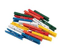 Rayher Wooden Pegs for Crafts, 18 Pieces, 7.2cm, Multicolor