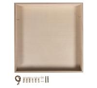 Rayher Wooden Shadow Box Frame for Craft, Display Case, natural wood, 32x32x5cm, square, 62818000