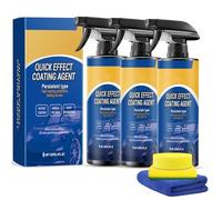 RayHong Advanced Car Quick-acting Coating Agent Spray, Ray Hong Quick Effect Coating Agent, 3 in 1 High Protection Quick Coatingspray for Cars (3 Pcs)
