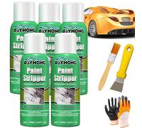 Rayhong Paint Stripper, Rayhong Efficient Paint Stripper, High Efficiency Paint Remover for Metal Surfaces, Automotive Paint Stripper, Strong Paint Remover for Wood, Metal, Masonry, Plaster (5pcs)