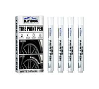 Rayhong Tire Paint Pen, Car Tire Letter Pen Decorative Modification Supplies Graffiti Tracing Birthmark Pen