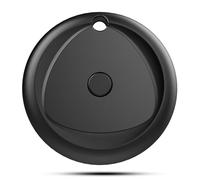 Raykit Air Tags, Smart Bluetooth Tarcker Work with iOS Find My App (Android not supported), Replaceable Battery, Keys Finder and Item Locator for Luggage, Backpack, Wallet, etc. 1-Pack, BLACK