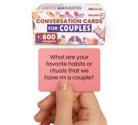 Rayliad 600 Conversation Cards - Couples Games & Relationship Questions - Card Games for Date Night - Connect & Talk