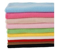 RayLineDo® 10PCS 50 * 50cm Solid Color Knitted Polar Fleece Fabric Anti Pill Fabric Patchwork Polyester Plush Fleece Cloth For DIY Sewing Handmade Dolls