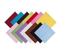 RayLineDo® 14pcs 12 x 12 inches (30cmx30cm) Solid Color Cotton Fabric Bundle Squares Patchwork DIY Sewing Scrapbooking Quilting Pattern Artcraft