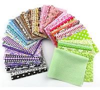 RayLineDo 15pcs 20 * 25cm Fabric Patchwork Craft Cotton Material Mixed Squares Bundle THIN Fabric