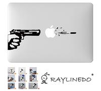 RayLineDo® 1PC Removable DIY MacBook Air Pro Decal Stickers Decoration Laptop Sticker for 11",13", 15", 17" Z133