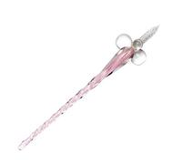 RayLineDo Crystal Glass Dip Pen Glass Calligraphy Dip Pen Signature Pen Pillow Pink Color