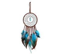 RayLineDo Handmade Turquoise Dream Catcher Bohemia with Feather Dreamcatcher Wall Hanging Home Decoration Dream Ornaments with 1 Heart Shaped Hook